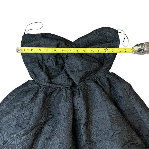 NWT Women's Altar'd State Black Floral Strapless Dress Extra Small - Picture 5 of 8
